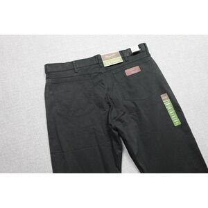 Wrangler Retro Slim Straight Jeans Mens 38x34 Black Stretch Denim Cowboy NWT